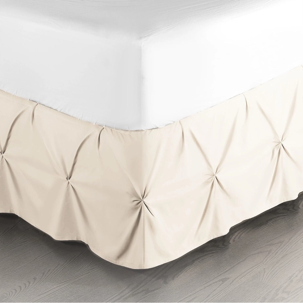 Elegant Cream Bed Skirt